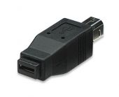 MANHATTAN 308670 :: Hi-Speed USB Adapter, B Male / Micro-AB Female, Black