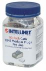 INTELLINET 790543 :: 90-Pack Cat6 RJ45 STP, 3-prong, Modular Plugs Pro Line