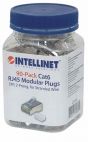 INTELLINET 790635 :: 90-Pack Cat.6 RJ45 STP, 2-prong, Modular Plugs