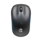 MANHATTAN 179416 :: Success Wireless Optical Mouse, 1000 DPI, Blue