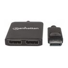 MANHATTAN 207768 :: DisplayPort to 2-Port DisplayPort Splitter Hub with MST