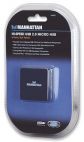 MANHATTAN 160605:: Hi-Speed USB Micro Hub, 4 Ports, Bus Power, Blue