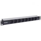 INTELLINET 714037 :: 19" 1U Rackmount 8-Output, 15 A, Power Distribution Unit (PDU)