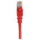 INTELLINET 737326 :: Network Cable, Cat5e, UTP RJ-45 Male / RJ-45 Male, 0.8 ft. (0.25 m), red