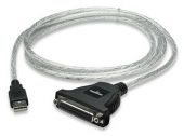 MANHATTAN 336581 :: USB to Parallel Printer Converter, USB A to DB25