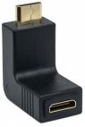 MANHATTAN 353458 :: Адаптер mini HDMI C/F към mini HDMI C/M, 90° извит