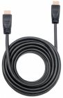 MANHATTAN 353960 :: In-wall CL3 High Speed HDMI Cable with Ethernet, HEC, ARC, 3D, 4K, M/M, Shielded, Black, 8.0 m