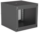 INTELLINET 714808 :: 19" Basic Wallmount Cabinet 9U, 560 mm Deep, IP20-Rated Housing, Flatpacked, Black