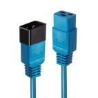 LINDY LNY-30121 :: Power cable IEC C19 to IEC C20 Extension, 16A, 2m, Blue
