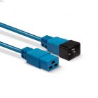 LINDY LNY-30121 :: Power cable IEC C19 to IEC C20 Extension, 16A, 2m, Blue