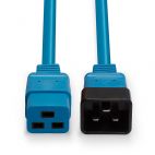 LINDY LNY-30121 :: Power cable IEC C19 to IEC C20 Extension, 16A, 2m, Blue