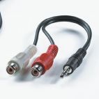 ROLINE 11.09.4340 :: 3.5mm/2x RCA (F) Cable, 0.2 m