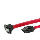 ROLINE 11.03.1565 :: ROLINE Internal SATA 6.0 Gbit/s Cable, angled, with latch 1.0 m