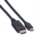 VALUE 11.99.5790 :: Mini DisplayPort Cable, Mini DP-HDMI, M/M, black, 1.0 m