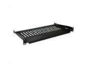 VALUE 26.99.0401 :: 19"-Fixed Shelf, 485 x 250mm, max. 10 kg, 1U, black