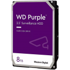 HDD Video Surveillance WD Purple 8TB CMR, 3.5'', 256MB, 5640 RPM, SATA, TBW: 180