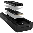 ICYBOX IB-180MC-C31 :: Docking Station for M.2 NVMe & SATA SSD, USB3.2 Type-C /