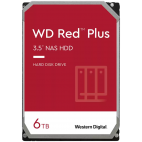 HDD NAS WD Red Plus (3.5'', 6TB, 256MB, 5400 RPM, SATA 6 Gb/s)