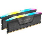 DDR5, 6000MT/s 32GB 2x16GB DIMM, Unbuffered, 30-36-36-76, Std PMIC, XMP 3.0, VENGEANCE RGB DDR5 Black Heatspreader, RGB LED, 1.4V EAN: 0840006671343