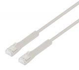 INTELINET 745154 :: Patch cable Cat.6a F/FTP FlexiBoot Slim Network Patch Cable, 2 m, Gray