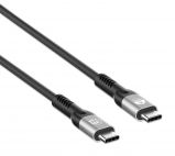 MANHATTAN 356374 :: Кабел USB4 Type-C към Type-C, 40Gbps, 8K@60Hz, 240W, PD, черен, 1м