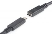 ASSAMANN AK-300210-020-S :: Cable USB Type-C extension, Type C M/F, 3A, 2m 