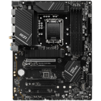 MSI PRO B760-P WIFI DDR4, ATX, Socket 1700, Dual Channel DDR4 5333(OC)MHz, 2x PCIe x16 slots, 2x M.2 slots, 1x HDMI, 1x DP, 1x USB 3.2 Gen 2x2 Type-C, 3x USB 3.2 Gen 2, 4x USB 2.0, 7.1 HD Audio, 2.5Gbps LAN, WI-FI 6E, BT, 3Y