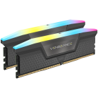 CORSAIR VENGEANCE RGB DDR5 32GB (2x16GB) DDR5 6000 CL36-44-44-96 1.4V AMD EXPO Memory - Grey,  0840006679653