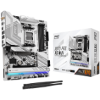 ASROCK MB Desktop X870 PRO RS Wi-Fi, AM5, 4x DDR5, 1x PCIe 5.0 x16, 1x PCIe 4.0 x16, 1x Blazing M.2(PCIe Gen5x4), 1x Hyper M.2, 1x Ultra M.2, 4x SATA3 6.0 Gb/s, 2x USB-C 1x SPDIF, 7.1 CH Audio, 1x HDMI, 1x 2.5G LAN, 802.11be 2x Wi-Fi 7 + Blue