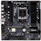 ASROCK B650M PG LIGHTNING WIFI AM5 Socket, 4x DDR5 7200+ Dual Channel RAM, PCIe 4.0 x16, 3.0 x16, 3x M.2 socket, 4x SATA 6GB, 17x USB, 7.1 Audio, Wifi 6E, 2.5GB LAN, mATX