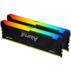 Kingston 32GB 3200MT/s DDR4 CL16 DIMM (Kit of 2) FURY Beast RGB