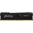 Kingston 16GB 2666MT/s DDR4 CL16 DIMM 1Gx8 FURY Beast Black, EAN: 740617320152