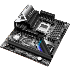 ASROCK MB Desktop X670E Pro RS, AM5, 4x DDR5, 1x PCIe 5.0 x16, 2x PCIe 4.0 x1, 6x SATA3, 3x Hyper M.2 (PCIe Gen4x4), 1x Blazing M.2(PCIe Gen5x4), 7.1 CH HD Audio, 1x HDMI, 1x DisplayPort, 2.5G LAN, Wi-Fi, BT