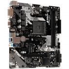 ASROCK Main Board Desktop B450M-HDV R4.0 (SAM4, 2xDDR4, 1xPCI 3.0x16, 1xPCI Ex1, SATA III, 1xM.2, 1xUlraM.2, USB3.0, GLAN, VGA, DVI, HDMI, ) mATX Retail