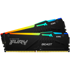 Kingston 32GB 5600MT/s DDR5 CL40 DIMM (Kit of 2) FURY Beast RGB XMP, EAN: 740617328493