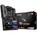 MSI MAG B550 TOMAHAWK, ATX, Socket AM4, AMD B550 Chipset, 4 DIMMs, Dual Channel DDR4 up to 5100+(OC)MHz, 1x PCIe 4.0/ 3.0 x16 slot, 2x M.2 slots, 2xUSB 3.2 Gen 2 (1x Type-C), 2xUSB 3.2 Gen 1, 2xUSB 2.0, 1x HDMI, 1x DP, 2.5G+1G LAN, 7.1 Audio