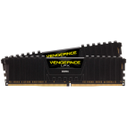 Corsair DDR4, 3200MHz 16GB 2x8GB Dimm, Unbuffered, 16-20-20-38, XMP 2.0, Vengeance LPX black Heatspreader, Black PCB, 1.35V, EAN:0840006608530