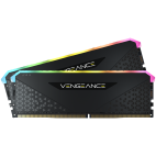 Corsair DDR4, 3200MHz 16GB 2x8GB Dimm, Unbuffered, 16-20-20-38, XMP 2.0, Vengeance RGB RS, RGB LED, Black PCB, 1.35V, for AMD Ryzen & Intel, EAN:0840006649007