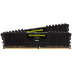 Corsair DDR4, 3200MHz 16GB 2x8GB DIMM, Unbuffered, 16-18-18-36, SPD base 2666, XMP 2.0, Vengeance LPX Black Heatspreader, Black PCB, 1.35V, for Ryzen/AM4, EAN:0843591031110