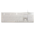 WHITE SHARK GK-003241 :: Keyboard, TACHI, membrane keys, white