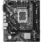 ASROCK Main Board Desktop H610M-HDV/M.2 (S1700, 2x DDR4, 1x PCIe 4.0 x16, 1x PCIe 3.0 x1, 4x SATA3 6.0Gb/s, 1x m.2 PCIe, 4x USB 3.2, 6x USB 2.0, 1x Com port header, 1x VGA, 1x HDMI, 1x DP 1.4, 1x GLAN, mATX) Retail