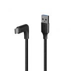 LINDY LNY-32014 :: Cable USB 3.2 Type-A to USB-C , 90° Right-Angled, 10Gbps, 1.5 m