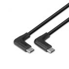 LINDY LNY-32023 :: Cable USB 3.2 90° Right-Angled USB-C to 90° Right-Angled USB-C, 10Gbps, 1m