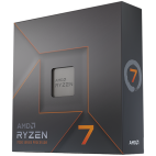 AMD CPU Desktop Ryzen 7 8C/16T 7700X (4.5/5.0GHz Boost, 40MB, 105W, AM5) box, with Radeon Graphics