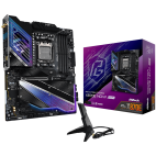 ASROCK MB Desktop X870E Nova Wi-Fi, AM5, 4x DDR5, 1x PCIe 5.0 x16, 1x PCIe 3.0 x1, 1x PCIe 3.0 x16, 1x Blazing M.2(PCIe Gen5x4), 3x Hyper M.2, 1x Ultra M.2, RAID 0, 1, 10, 4x SATA3 6.0 Gb/s, 3x USB-C, 12x USB 3.2, 6x USB 2.0, 1x SPDIF, 7.