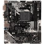 ASROCK Main Board Desktop B450M-HDV R4.0 (SAM4, 2xDDR4, 1xPCI 3.0x16, 1xPCI Ex1, SATA III, 1xM.2, 1xUlraM.2, USB3.0, GLAN, VGA, DVI, HDMI, ) mATX Retail