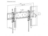 VALUE 17.99.1185 :: TV Wall Mount, tiltable, 75kg, 37" - 80"