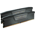 Corsair DDR5, 5200MT/s 32GB 2x16GB DIMM, Unbuffered, 40-40-40-77, Std PMIC, XMP 3.0, VENGEANCE DDR5 Black Heatspreader, Black PCB, 1.25V